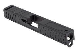 The Shark Coast Tactical Greasy BOB slide for the GLOCK 48 is riddled with features. First off, the Greasy BOB is machined from 17-4 hardened steel